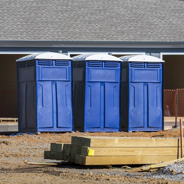 do you offer hand sanitizer dispensers inside the portable restrooms in Becker